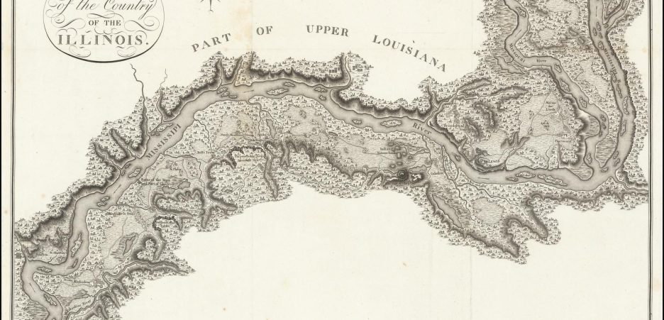 A French Spy Map of the Mississippi River, between the Missouri River/Illinois River and Kaskaskia