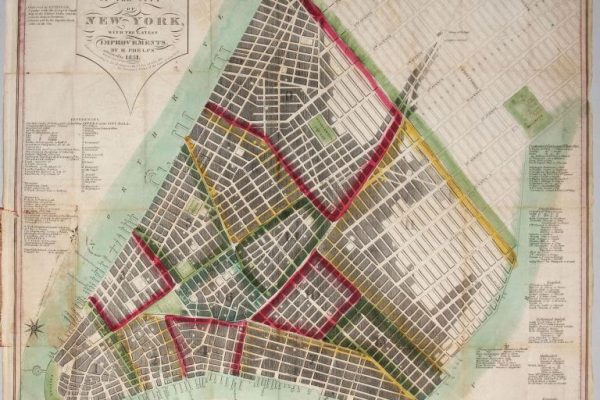 Superb Example of an Early New York City Plan