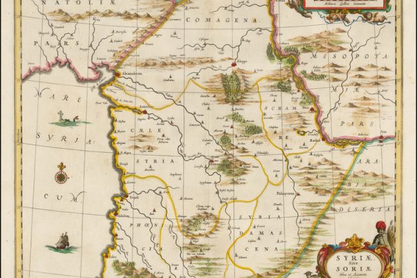 Detailed Map of Syria – Johannes Jansson, 1660