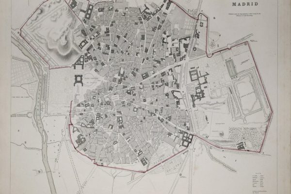 Madrid Map – Society for the Diffusion of Useful Knowledge, 1833