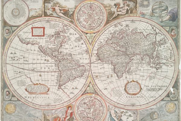 A New and Accurate Map of The World – John Speed, 1651